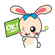 BUNNy Madness - Super Cute Rabbit Emoji sticker #13688018