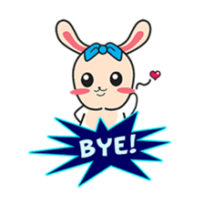 BUNNy Madness - Super Cute Rabbit Emoji sticker #13688023