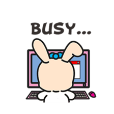 BUNNy Madness - Super Cute Rabbit Emoji sticker #13688025