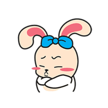 BUNNy Madness - Super Cute Rabbit Emoji sticker #13688030