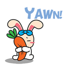 BUNNy Madness - Super Cute Rabbit Emoji sticker #13688032