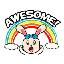 BUNNy Madness - Super Cute Rabbit Emoji sticker #13688033