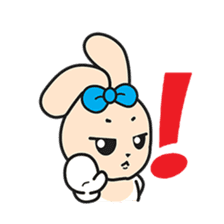 BUNNy Madness - Super Cute Rabbit Emoji sticker #13688041