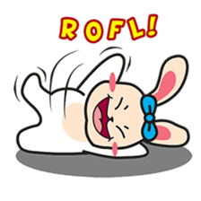 BUNNy Madness - Super Cute Rabbit Emoji sticker #13688043