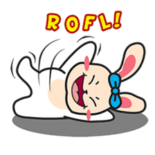 BUNNy Madness - Super Cute Rabbit Emoji sticker #13688043