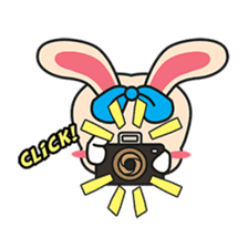 BUNNy Madness - Super Cute Rabbit Emoji sticker #13688045