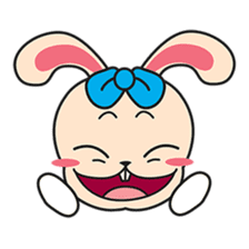 BUNNy Madness - Super Cute Rabbit Emoji sticker #13688046