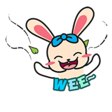 BUNNy Madness - Super Cute Rabbit Emoji sticker #13688051