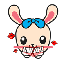 BUNNy Madness - Super Cute Rabbit Emoji sticker #13688053