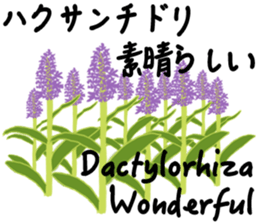 Communication in the language of flowers sticker #13688523