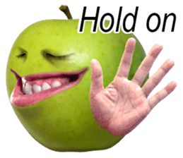 Little horror Apple Man sticker #13688575