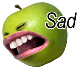 Little horror Apple Man sticker #13688582