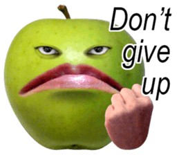 Little horror Apple Man sticker #13688585