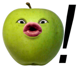 Little horror Apple Man sticker #13688591
