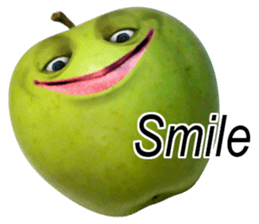 Little horror Apple Man sticker #13688595