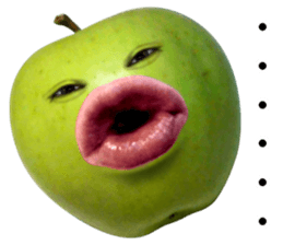 Little horror Apple Man sticker #13688610