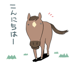 Various horse sticker #13689190