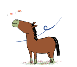 Various horse sticker #13689214