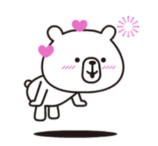 The simple bear which moderately moves sticker #13689497