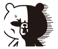 The simple bear which moderately moves sticker #13689504