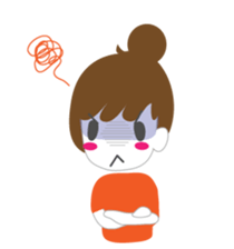 Sod-Sai cheerful Girl sticker #13689583