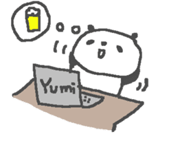 Yumi cute panda stickers! sticker #13690910