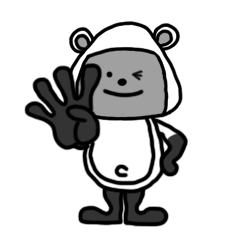 Rice ball Raccoon dog baseball version