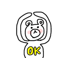 kuma-san sticker sticker #13691625
