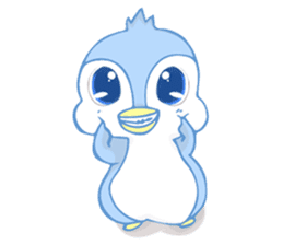 Blue and Pinky The Penguin sticker #13691663