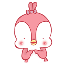 Blue and Pinky The Penguin sticker #13691672