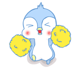 Blue and Pinky The Penguin sticker #13691677