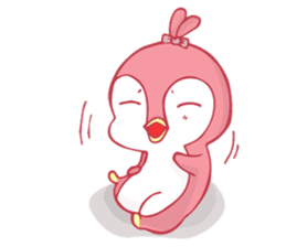 Blue and Pinky The Penguin sticker #13691678