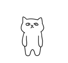 playful moving cat sticker #13691995