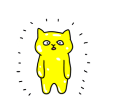 playful moving cat sticker #13692003