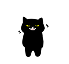 playful moving cat sticker #13692004