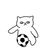 playful moving cat sticker #13692011