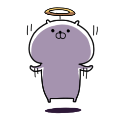 Feel free to use angel bear sticker