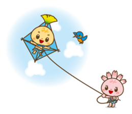 Mishimarukun&Mishimarukochan Newyaer sticker #13692358