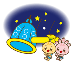 Mishimarukun&Mishimarukochan Newyaer sticker #13692365