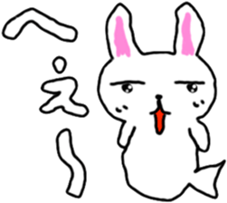 Mermaid rabbit sticker #13692366