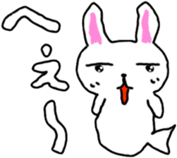 Mermaid rabbit sticker #13692366