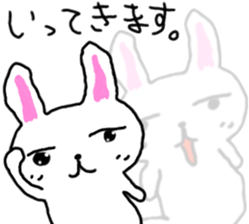 Mermaid rabbit sticker #13692367