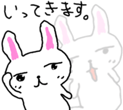 Mermaid rabbit sticker #13692367