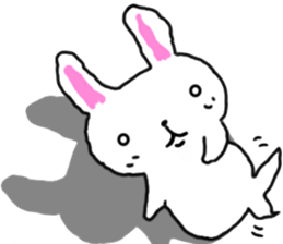 Mermaid rabbit sticker #13692369