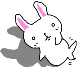 Mermaid rabbit sticker #13692369