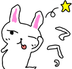 Mermaid rabbit sticker #13692370