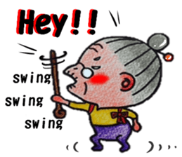 plum grandma(English version) sticker #13692515