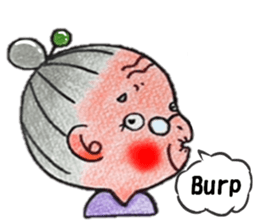 plum grandma(English version) sticker #13692531