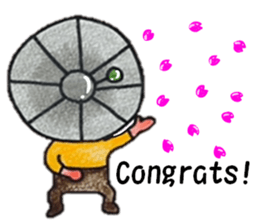 plum grandma(English version) sticker #13692541