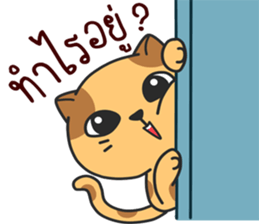 funny..cat sticker #13692699